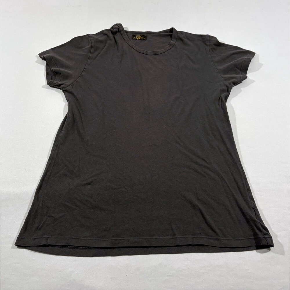 Freemans Sporting Club FSC Gray Short Sleeve Crew Tee Cotton T-Shirt Sz S Flaw